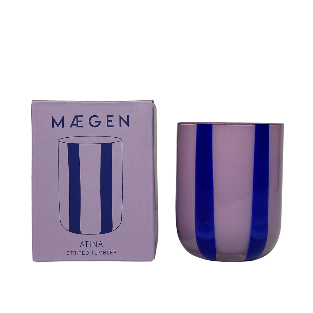 Maegen Glas randigt flera färger