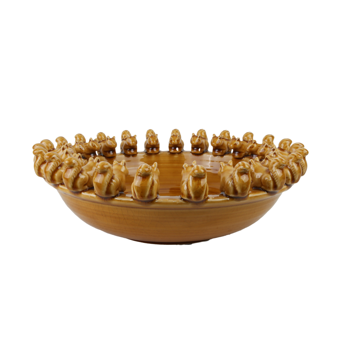 Keramikskål Ekorrar