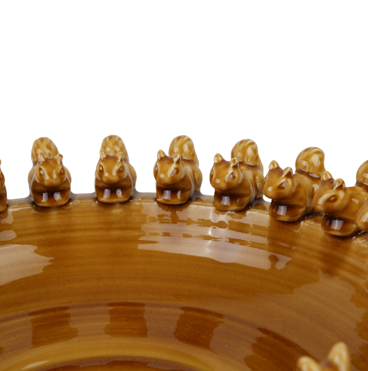 Keramikskål Ekorrar