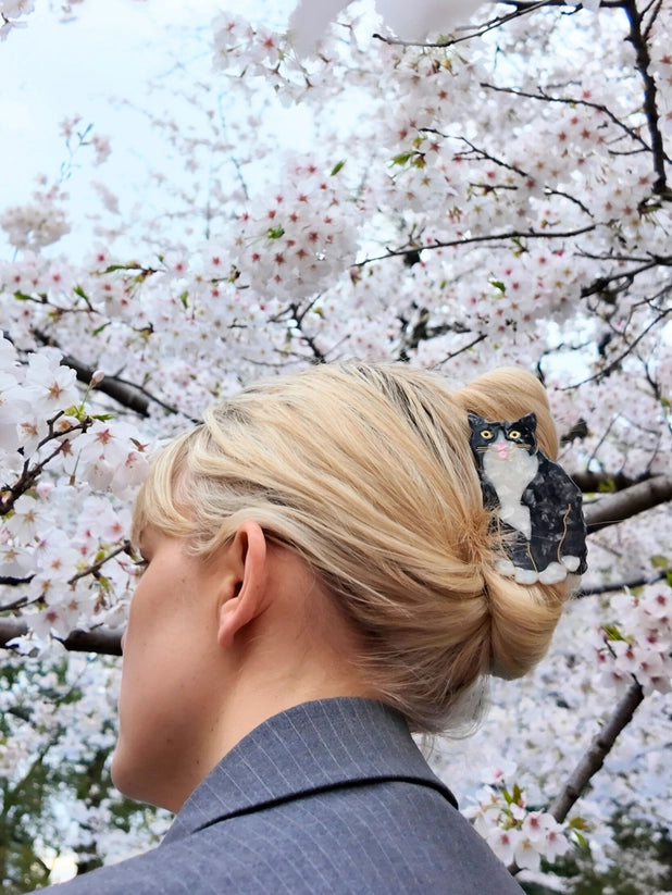 Solar Eclipse hårklämma Katt