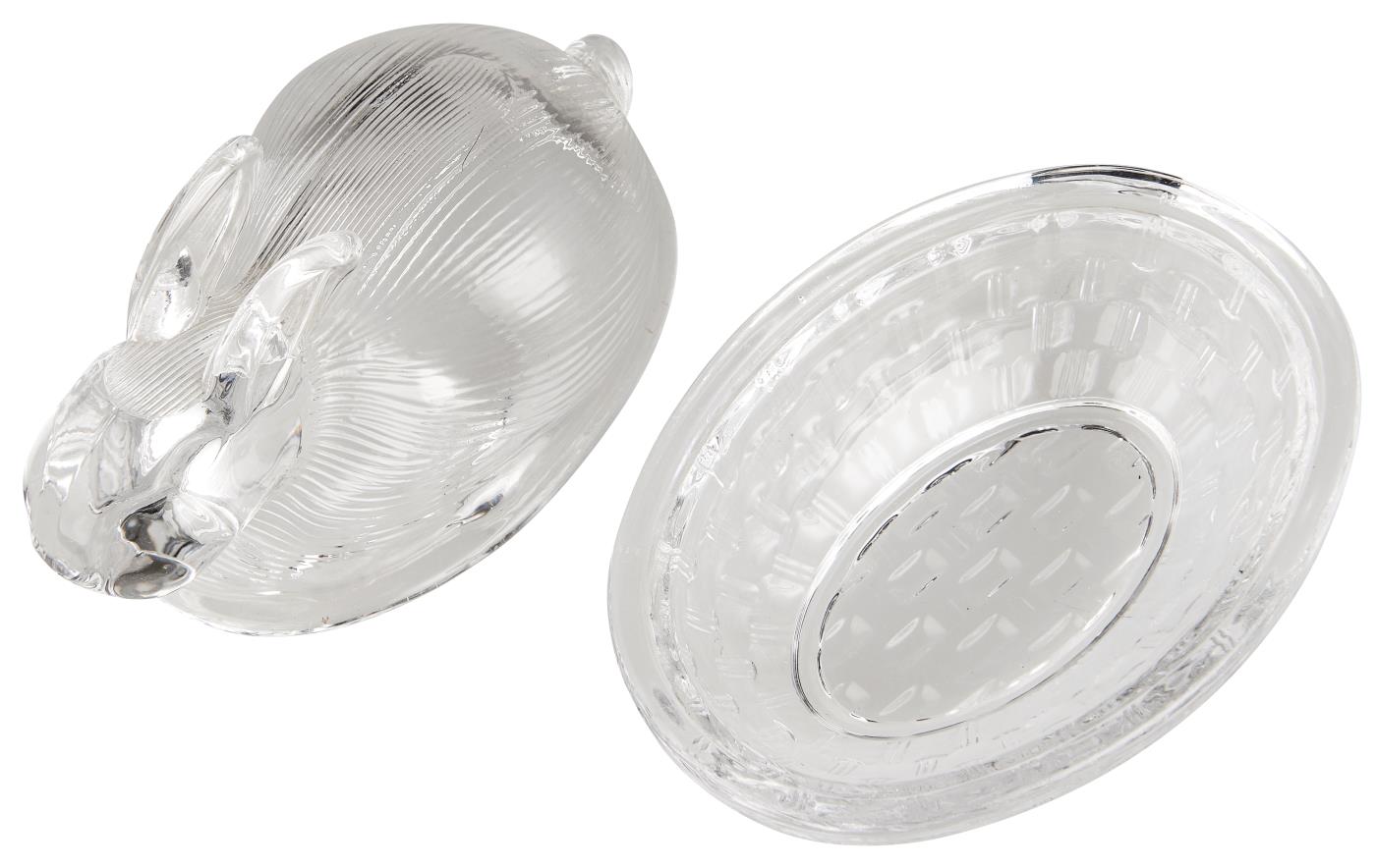 Hare i glas med lock