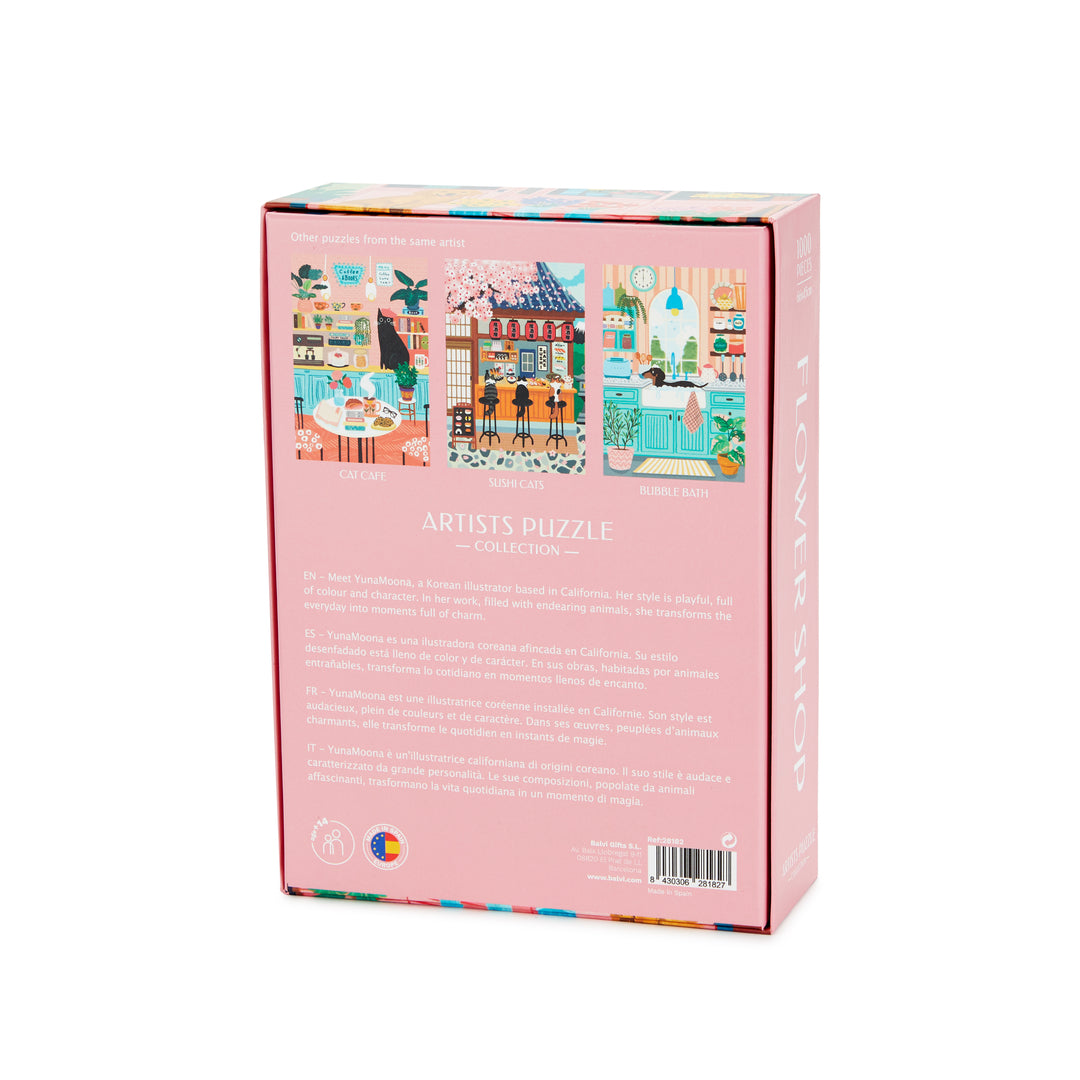 Pussel Flower shop 1000 bitar