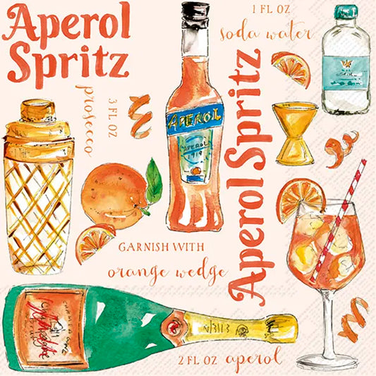 Kaffeservetter Aperol Spritz