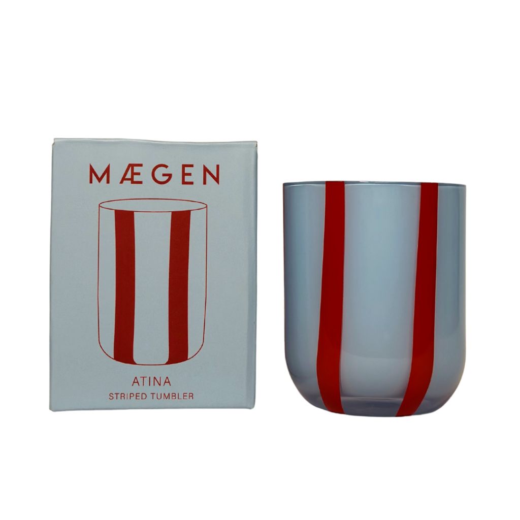 Maegen Glas randigt flera färger