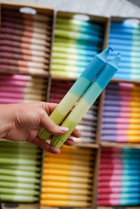 Handgjorda ljus 20 cm - flera färger