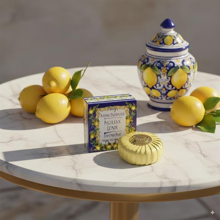 Italiensk fast handtvål Sicilian lemon