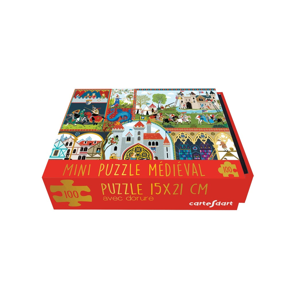 Minipussel med riddare Cartes d'Art