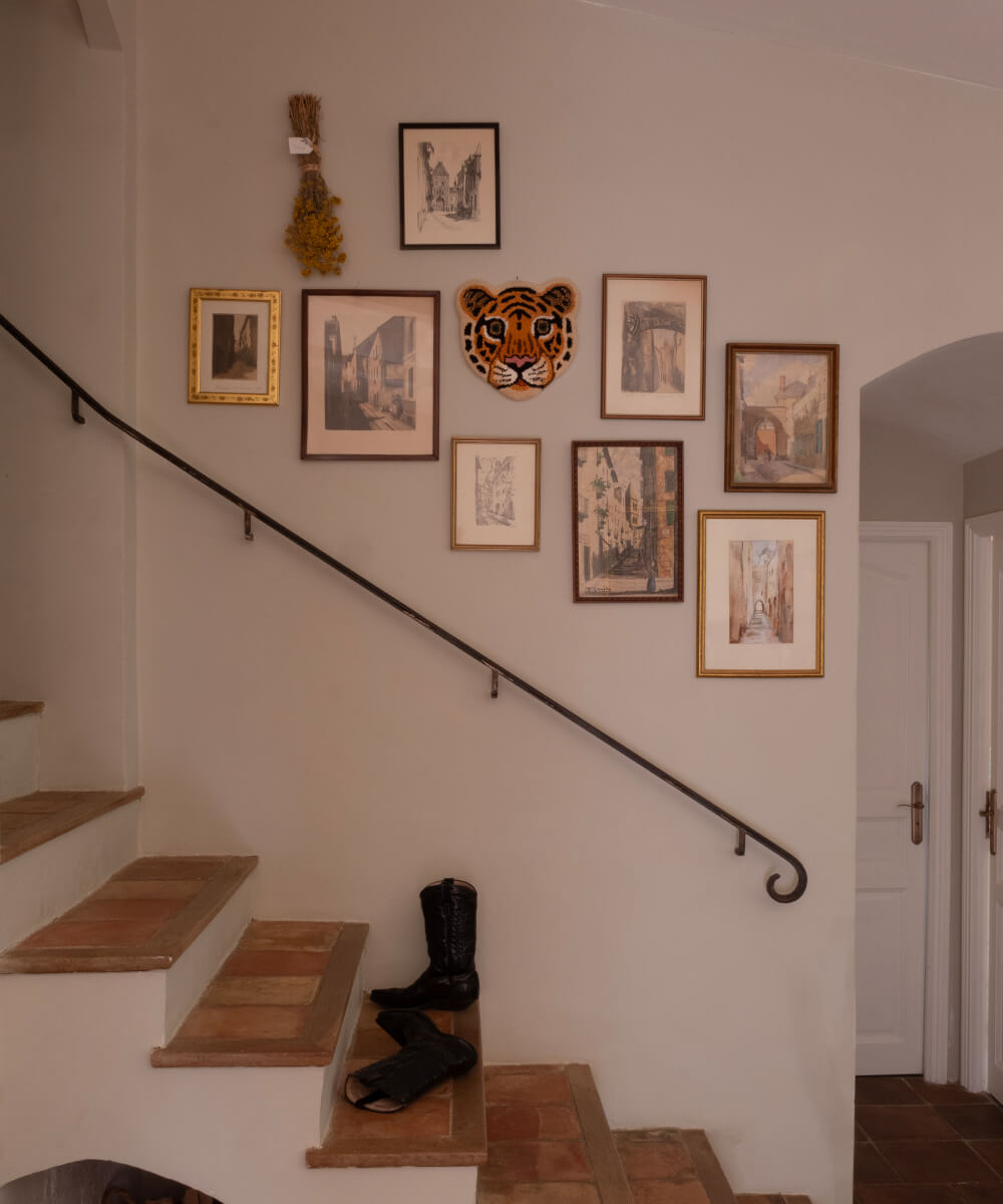 Tiger huvud matta small