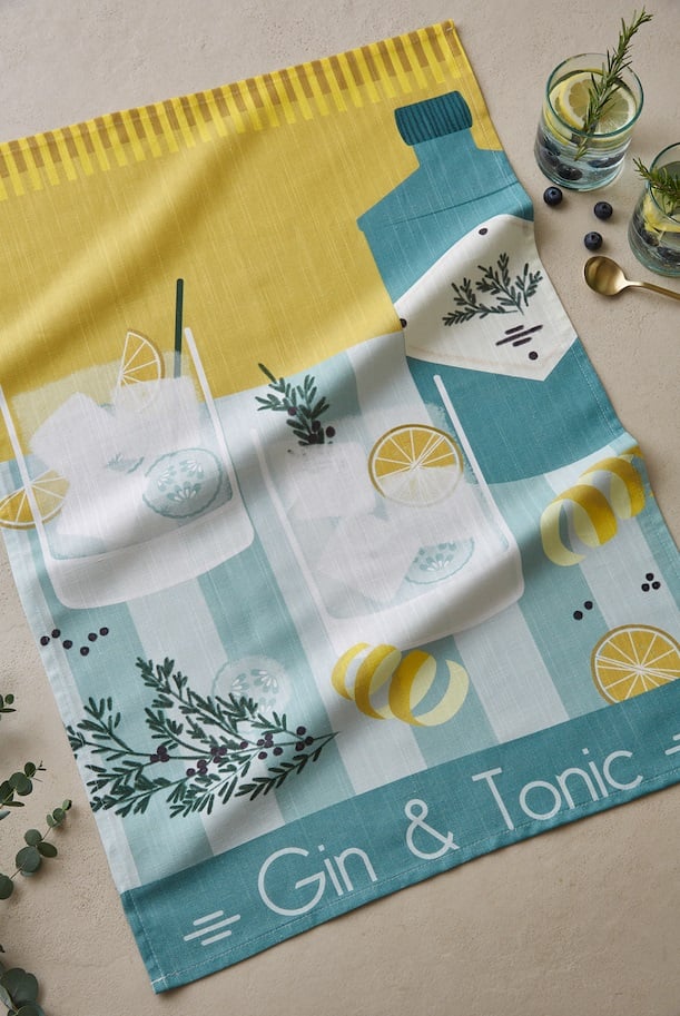 Kökshandduk Gin & Tonic