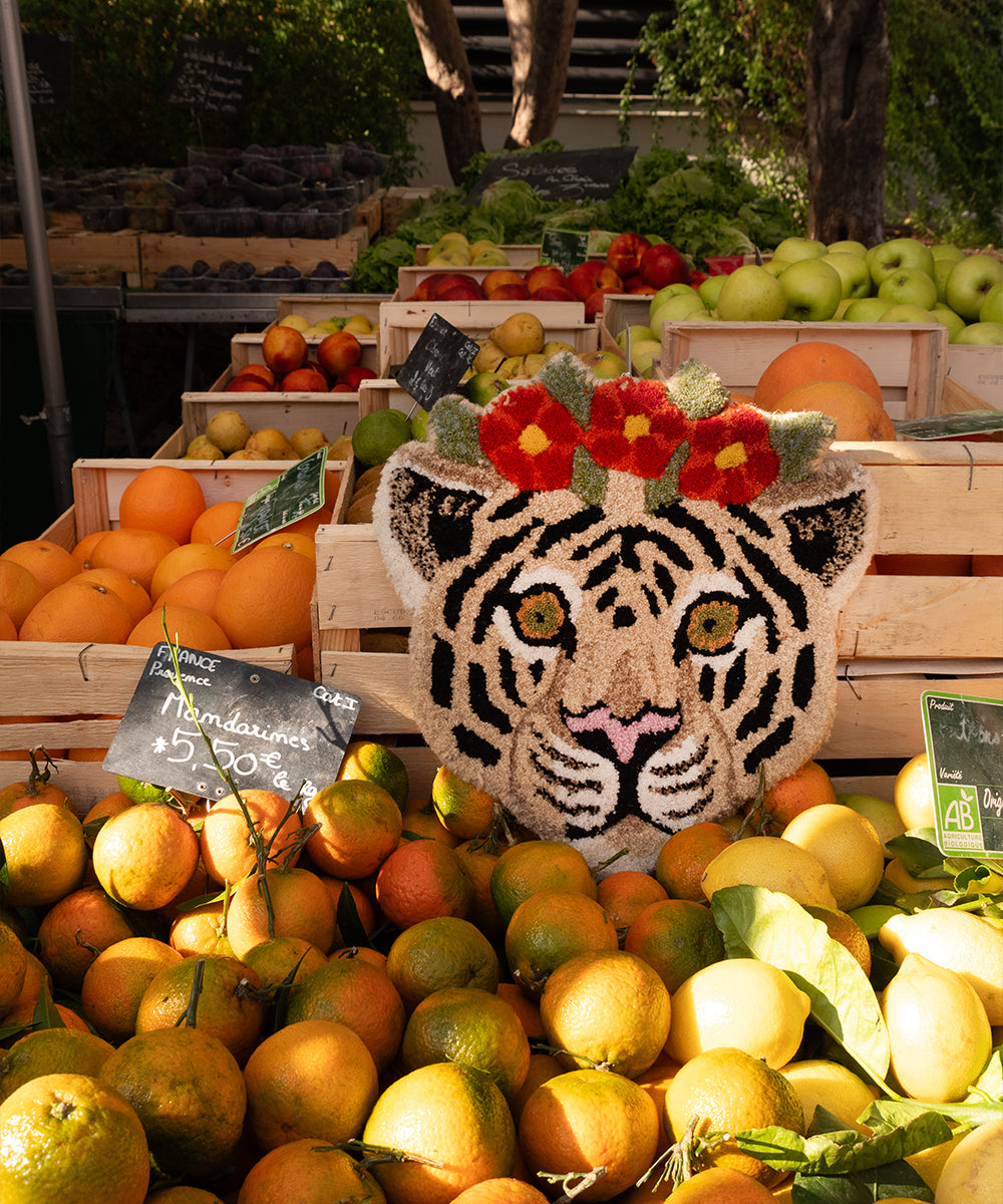 Tiger blommor matta small
