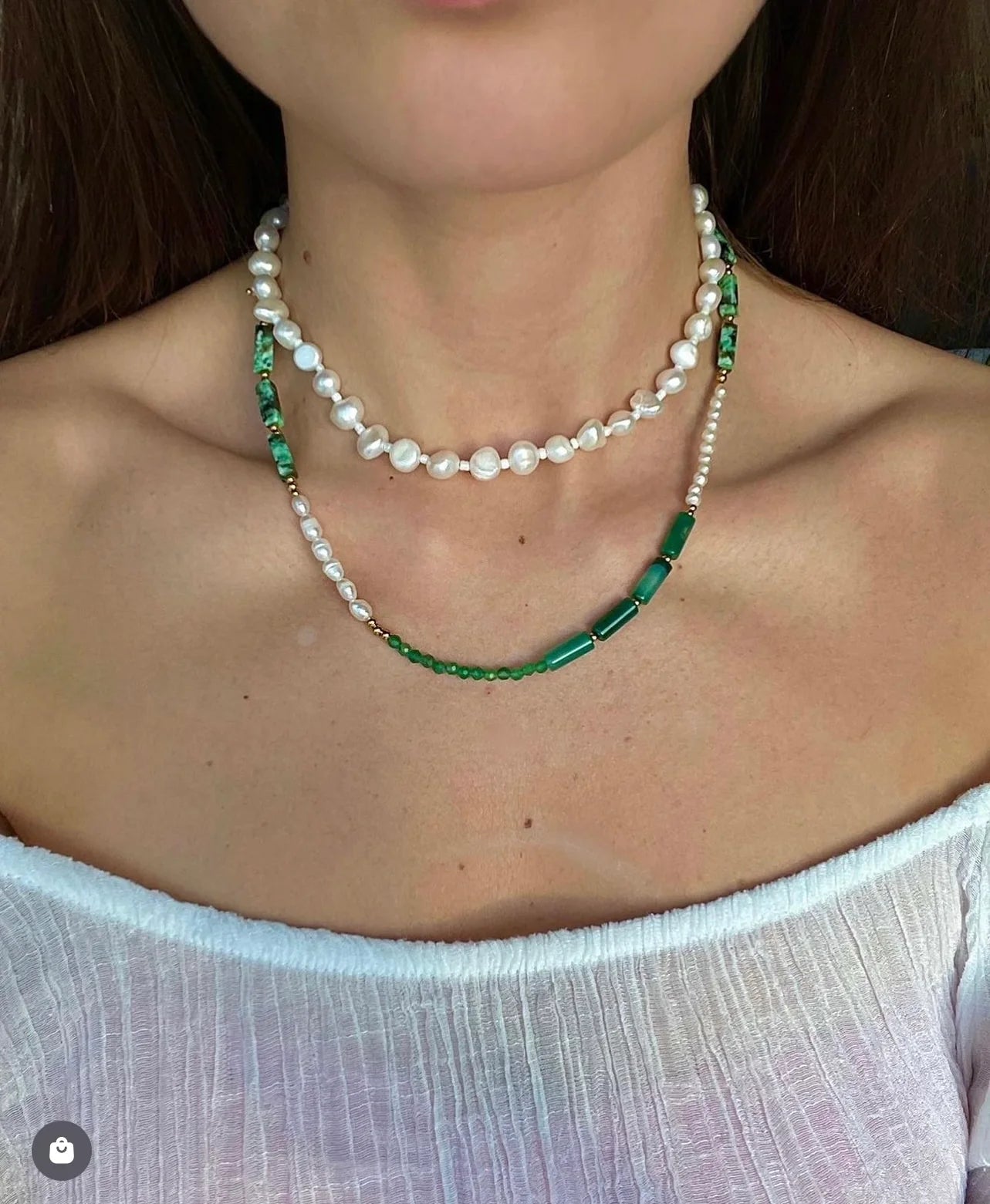 Massi halsband Green Lagoon