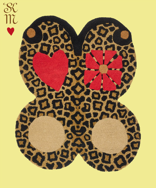 Loony Leopard Butterfly matta