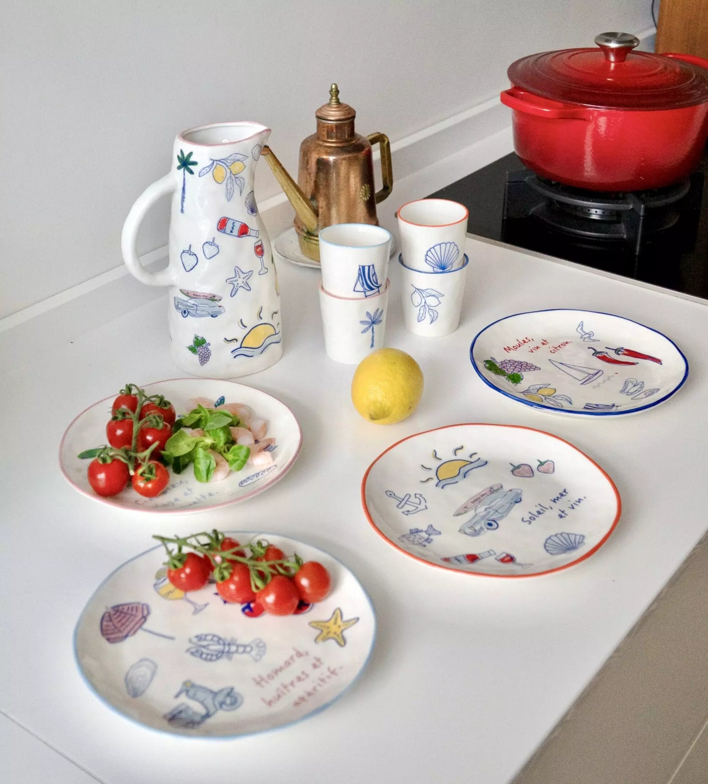 Tassen 4er-Pack Seaside Stories