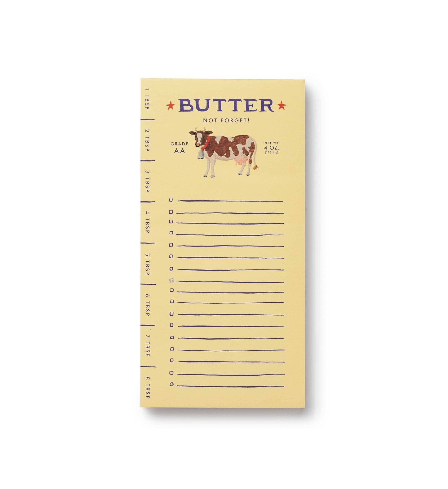 Magnetblock Butter not forget