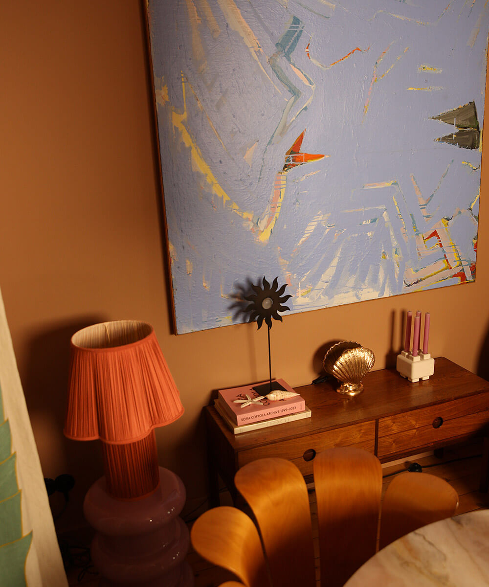 Scarlett lampa snäcka i mässing