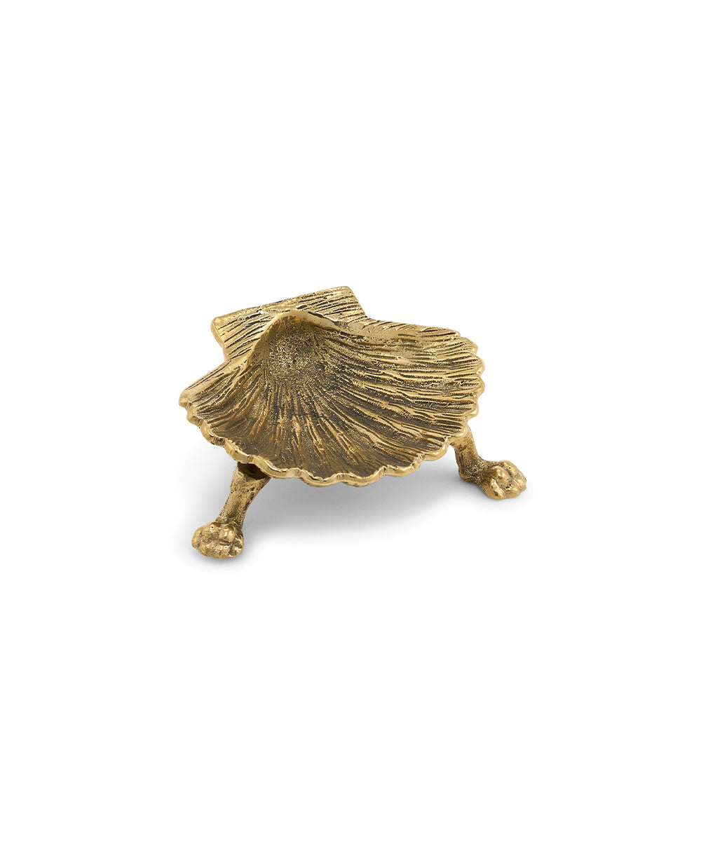 Skål snäcka i mässing - två storlekar