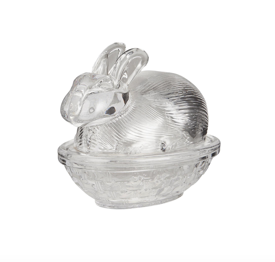 Hare i glas med lock