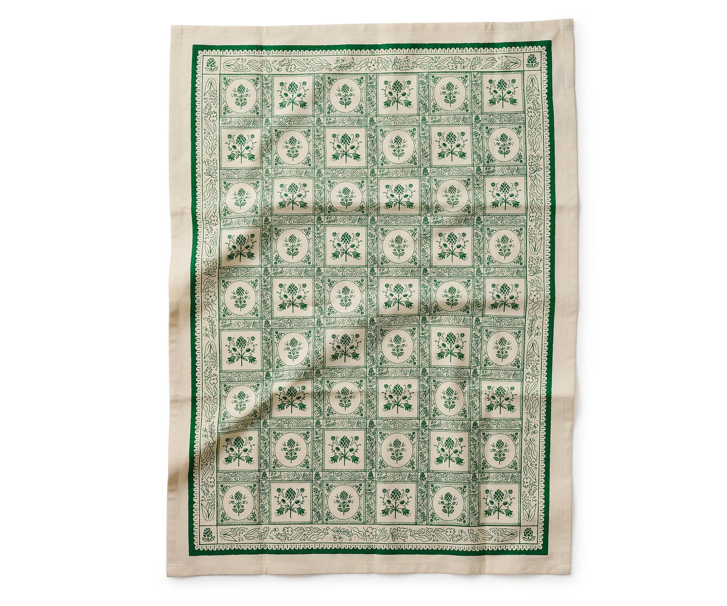 Kökshandduk kronärtskockor