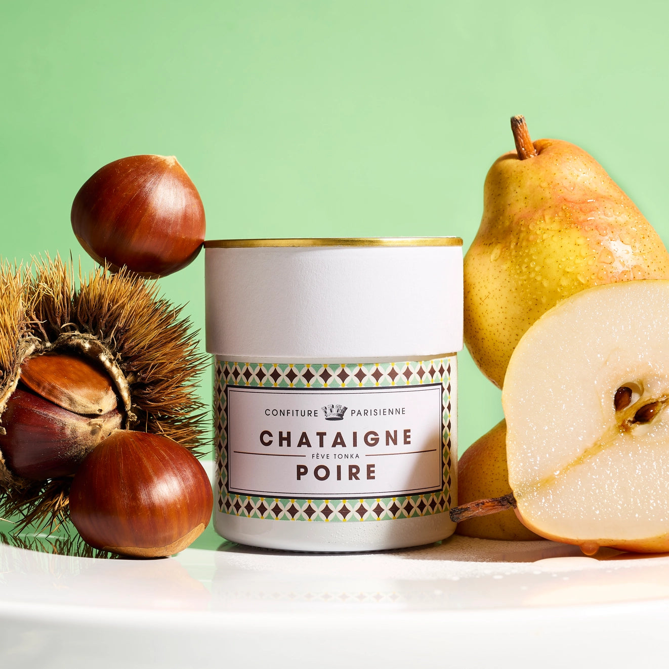Confiture Parisienne - päron, kastanj & tonkaböna marmelad