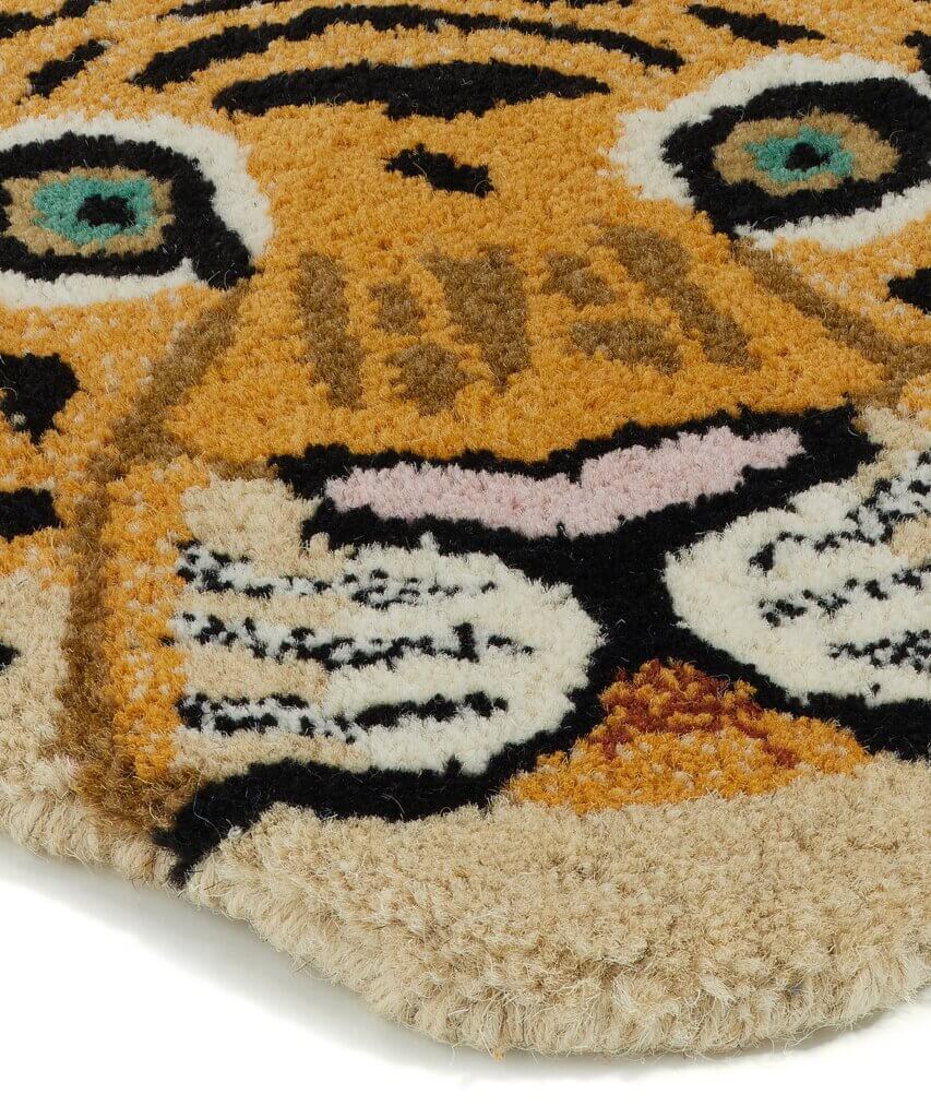 Tiger huvud matta small