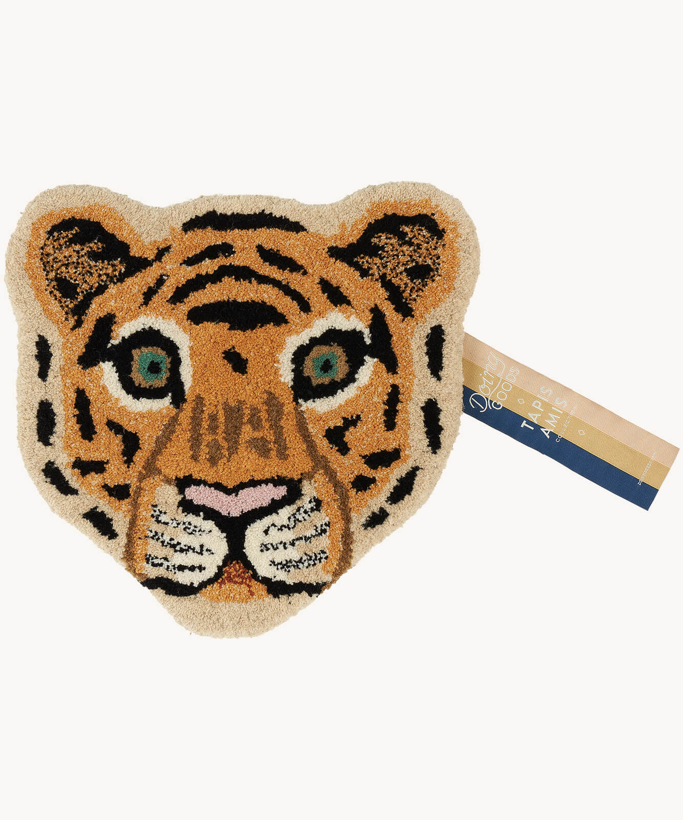 Tiger huvud matta small