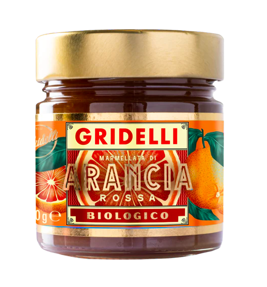 Gridelli Marmellata di arancia rossa Blodapelsinmarmelad