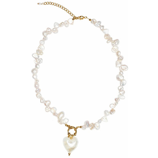 Massi halsband Love Pendant white