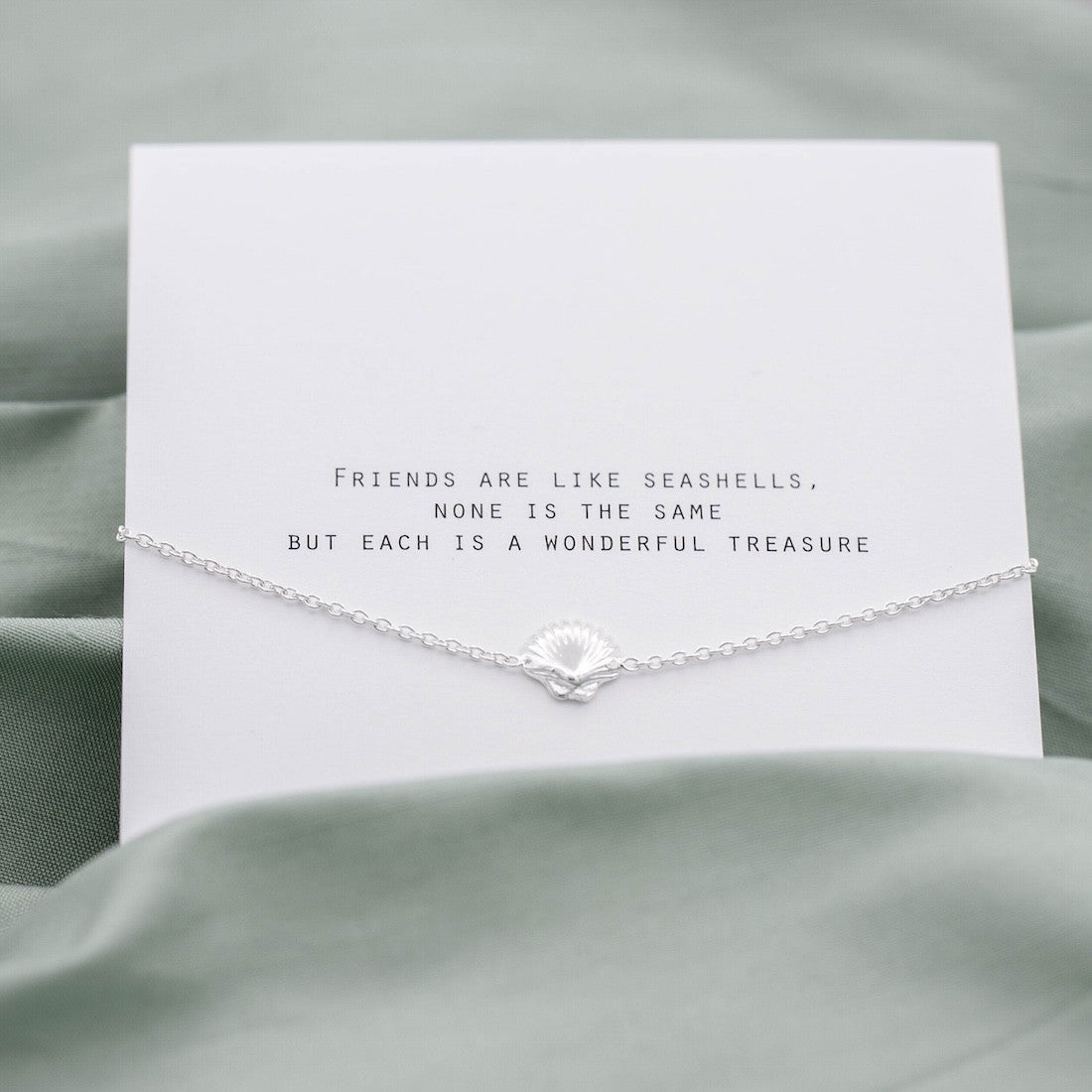 Armband snäcka silver