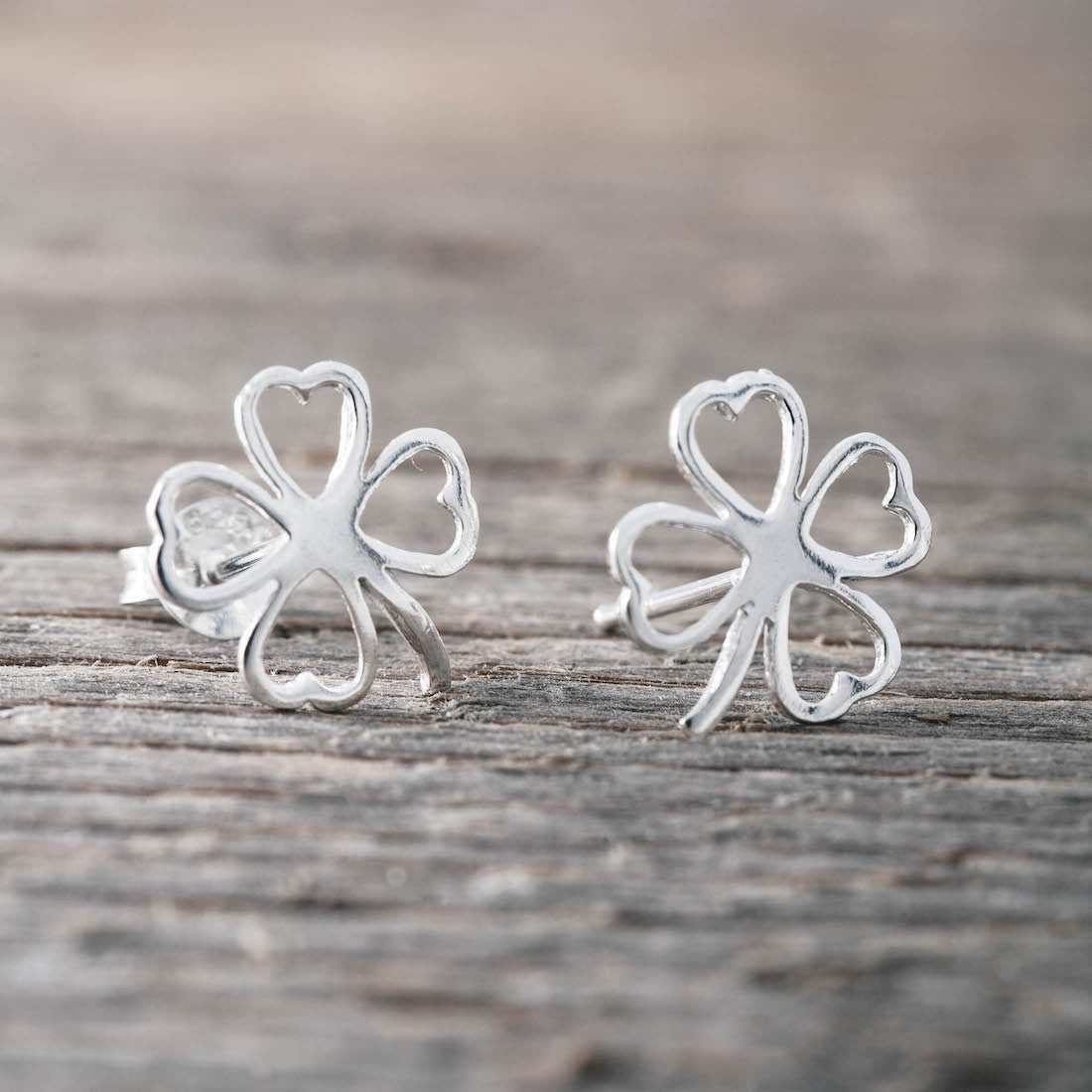 Örhängen lyckoklöver