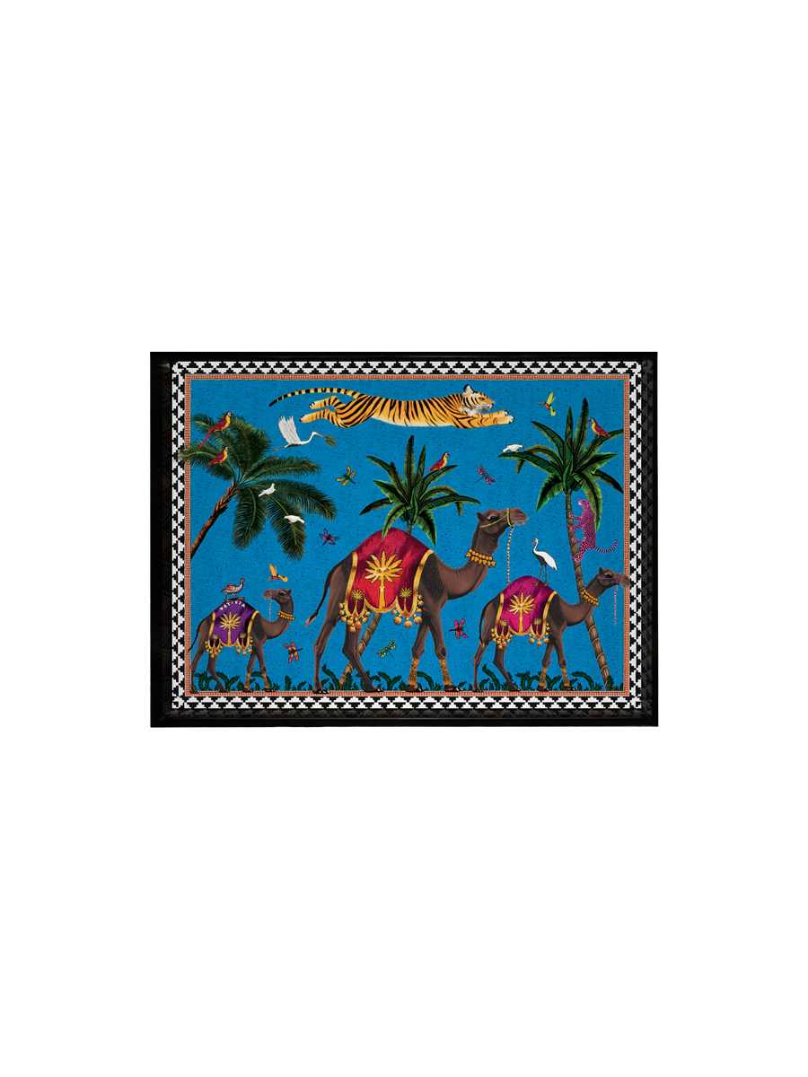 Bricka Ortigia Sicilia Flying Tiger blue