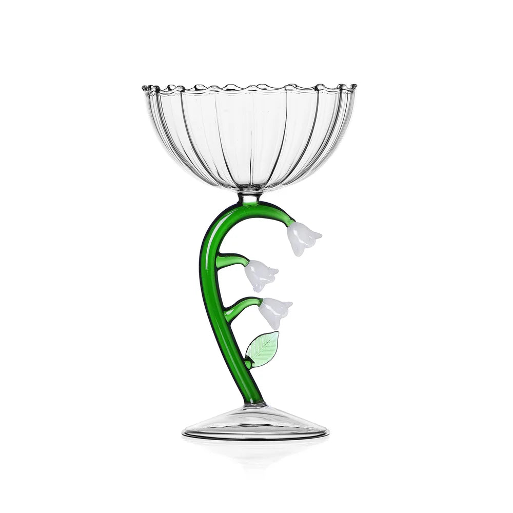 Champagneglas Coupe Botanica Liljekonvalj