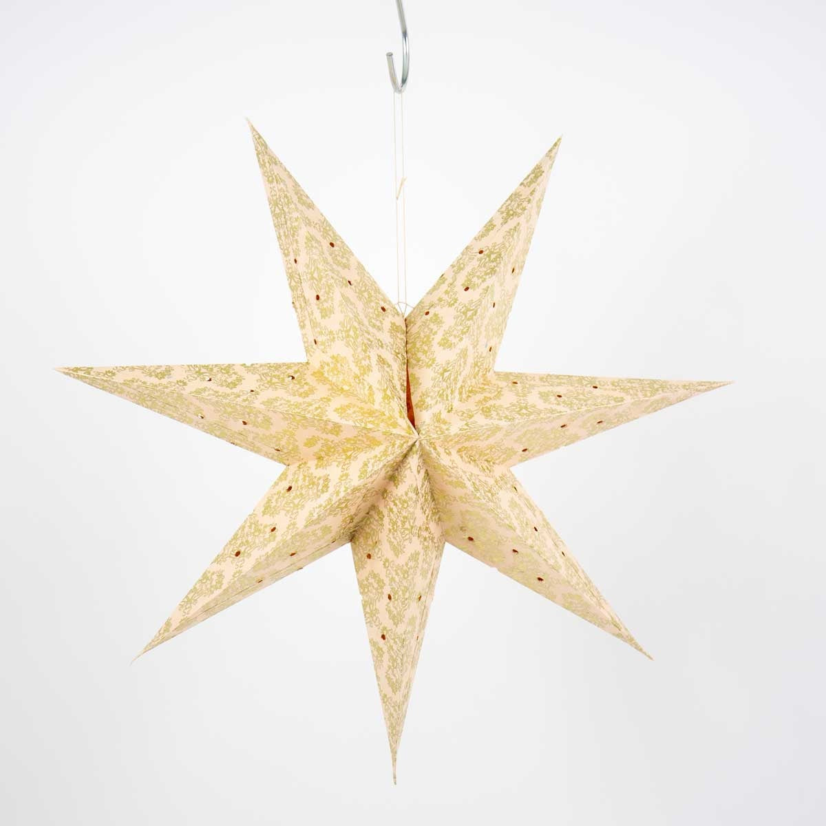 Adventsstjärna rosa/guld