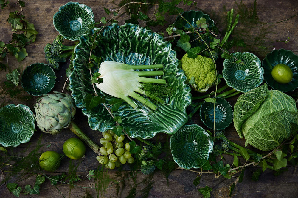 Stort fat Veggie