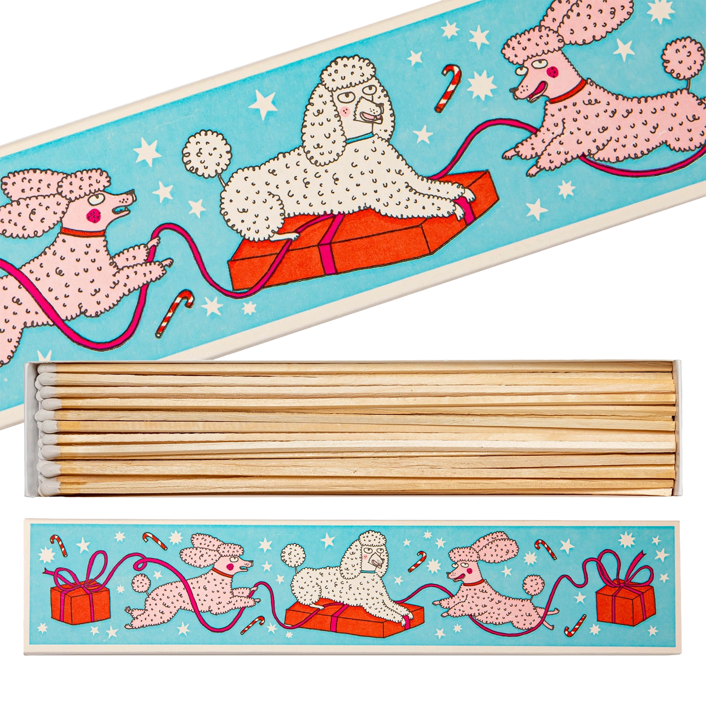 Tändstickor Archivist - Christmas Poodles