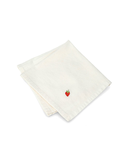 Tygservetter jordgubb 2-pack