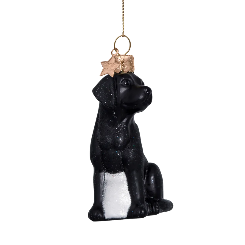 Julgranskula Labrador svart