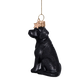 Julgranskula Labrador svart