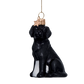 Julgranskula Labrador svart