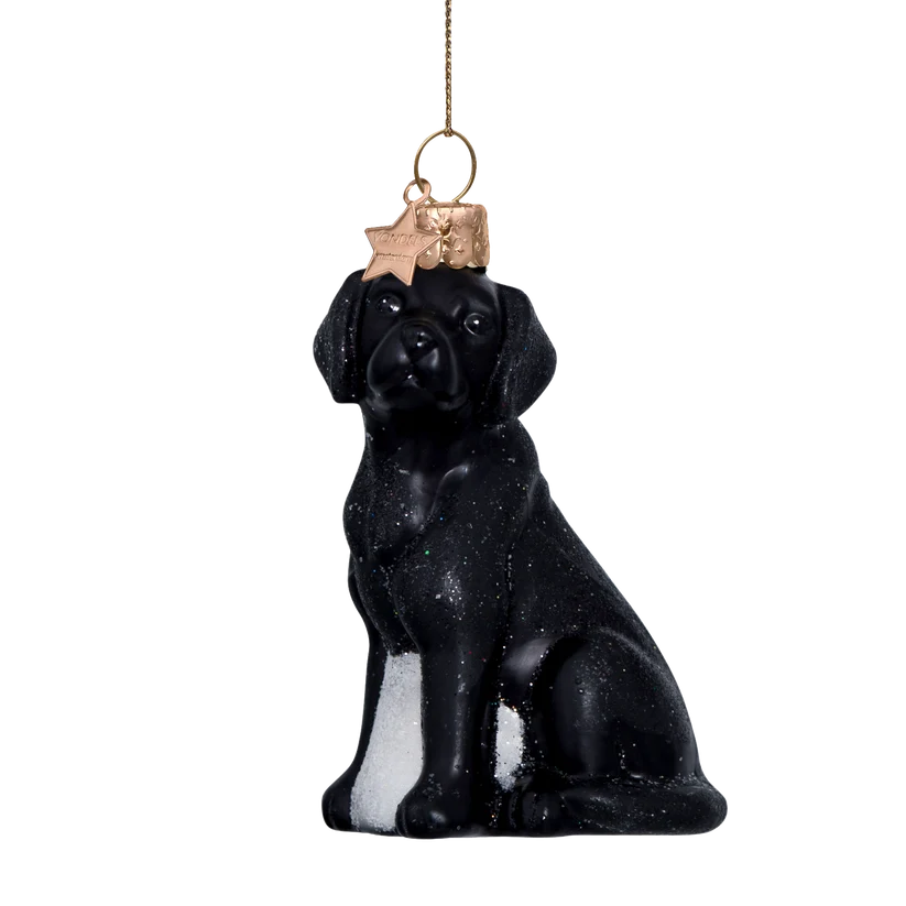 Julgranskula Labrador svart