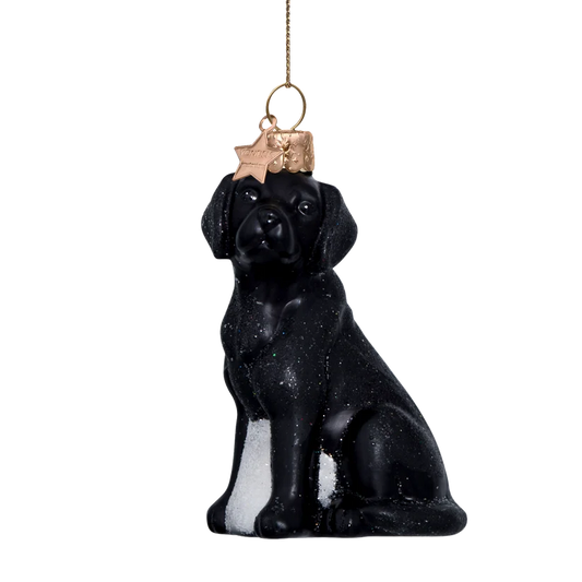 Julgranskula Labrador svart
