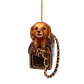 Julgranskula hund i väska