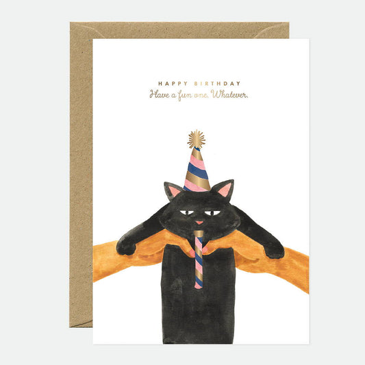 Kurze Katze Alles Gute zum Geburtstag