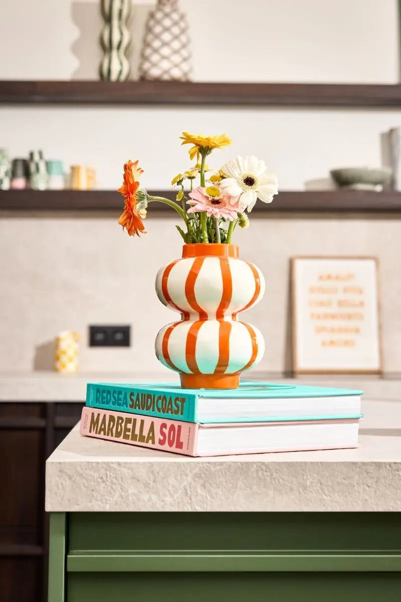 Vase orange Augustino