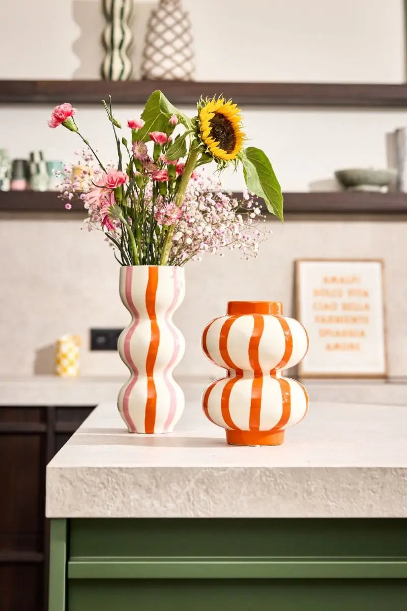 Vase orange Augustino