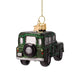 Julgranskula Jeep bil grön