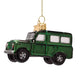Julgranskula Jeep bil grön