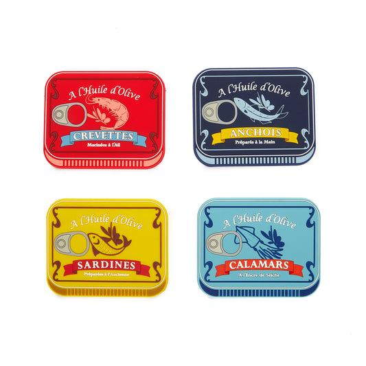 Glasunderlägg konservburkar 4-pack