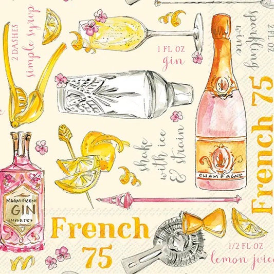 Kaffeservetter French 75