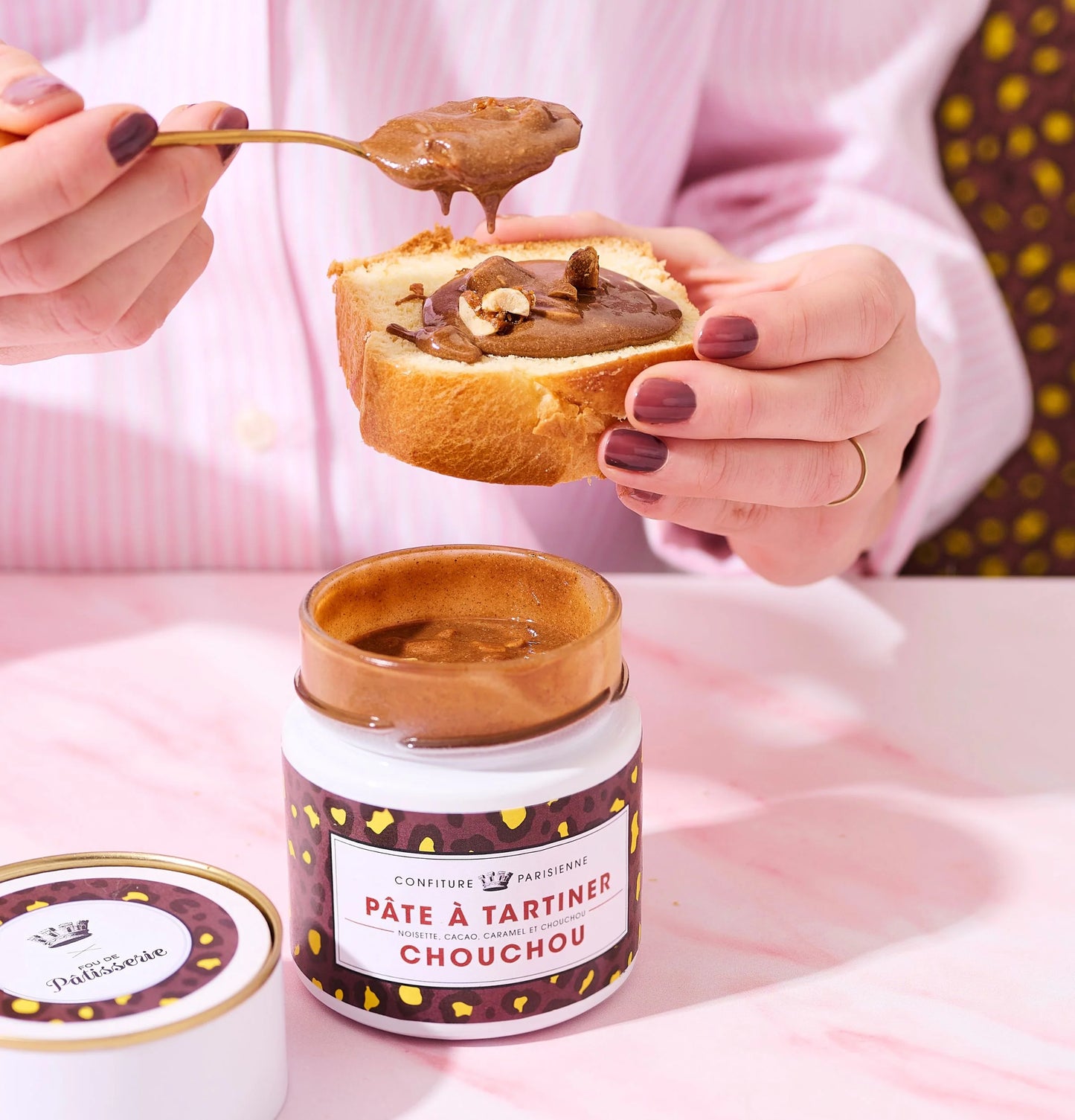 Confiture Parisienne - Chouchou saltkaramell hasselnötscréme