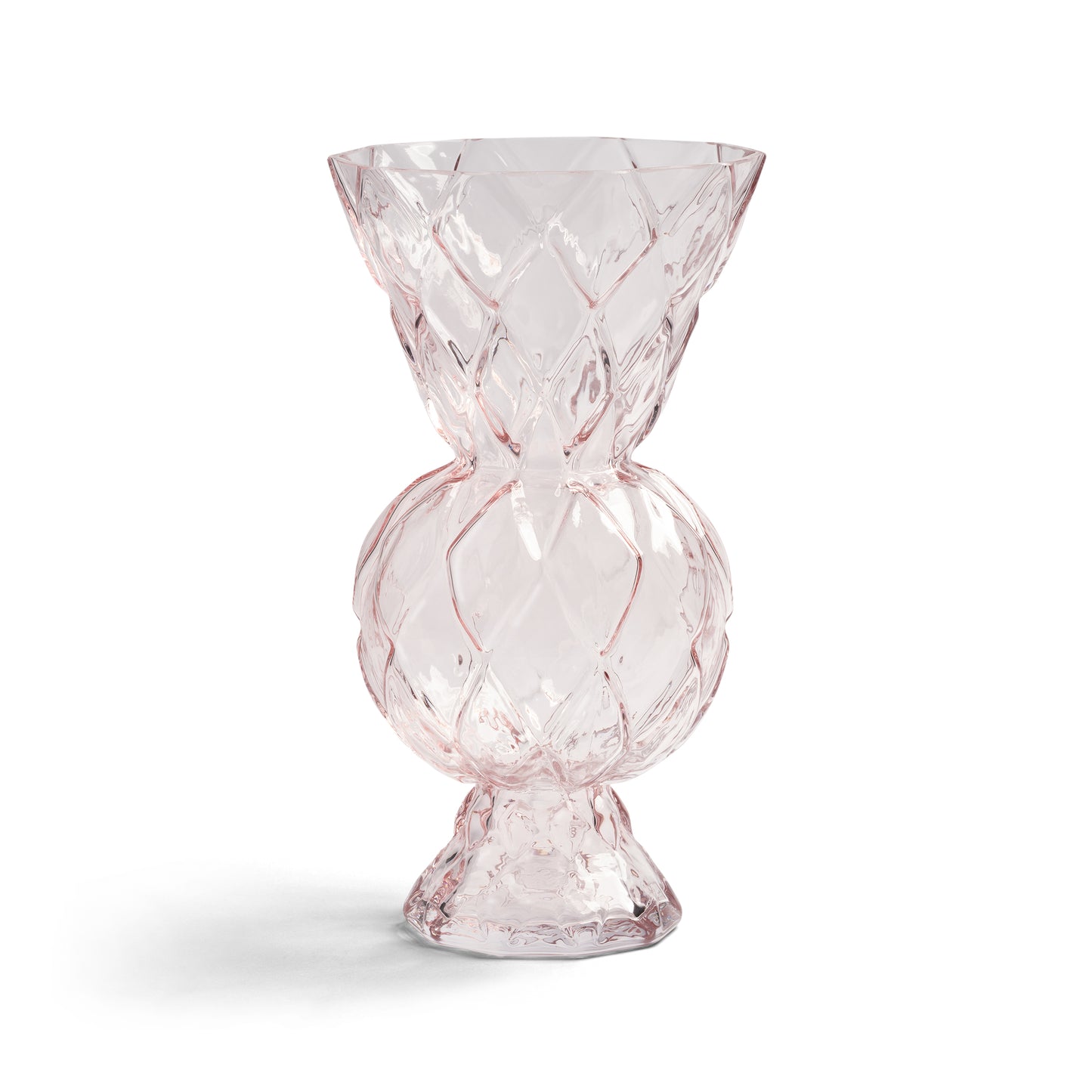 Vase Rhombisch Rosa